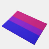 Falsche Bisexuelle Flagge Fußmatte (Schrägansicht)