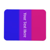 Falsche Bisexuelle Flagge Magnet (Horizontal)