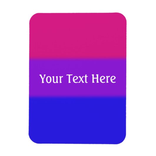 Falsche Bisexuelle Flagge Magnet (Vertikal)
