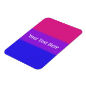 Falsche Bisexuelle Flagge Magnet (Linke Seite)