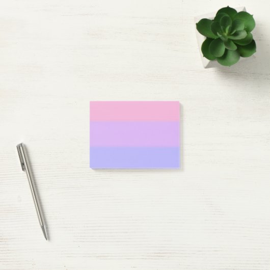 Falsche Bisexuelle Flagge Post-it Klebezettel (Büro)