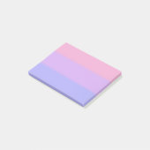 Falsche Bisexuelle Flagge Post-it Klebezettel (angewinkelt)