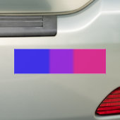 Falsche Bisexuelle Flagge Version 2 Autoaufkleber (Auf Auto)
