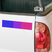 Falsche Bisexuelle Flagge Version 2 Autoaufkleber (Auf Lkw)