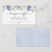 Falsche, blaue, gelbe Babydusche Begleitkarte (Vorne/Hinten)