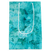 Falsche Blue-Rose-Collage Mittlere Geschenktüte (Rückseite)