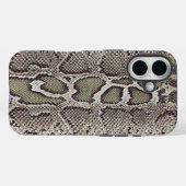 Falsche Boa Constrictor-Schlangenhaut Case-Mate iPhone Hülle (Rückseite (Horizontal))