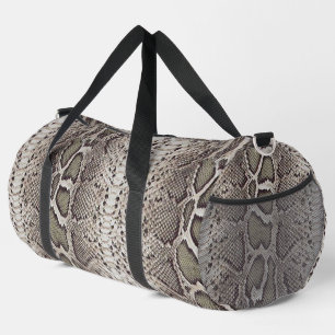 Falsche Boa Constrictor Schlangenhaut Duffle Bag