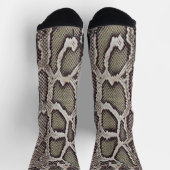 Falsche Boa Constrictor Schlangenhaut Socken (Oben)