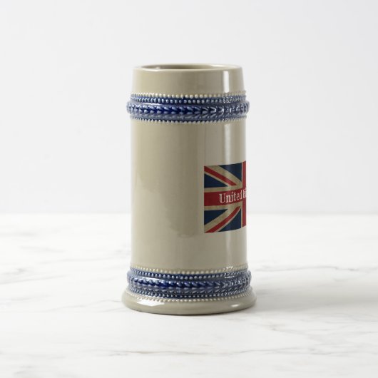 Falsche britische Flagge Bierglas (Mittel)