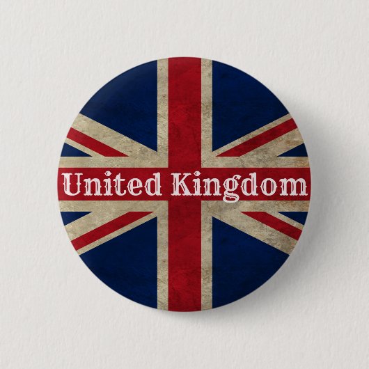 Falsche britische Flagge Button (Vorderseite)