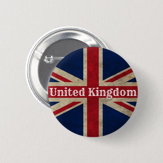 Falsche britische Flagge Button (Vorne & Hinten)