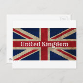 Falsche britische Flagge Postkarte (Vorne/Hinten)