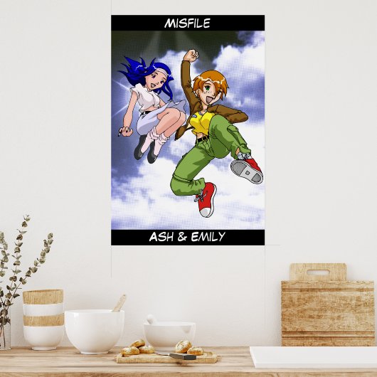 Falsche Buchabdeckung 3 Poster (Küche)