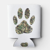 Falsche Camouflage Dog Paw Print Dosenkühler (Rückseite)