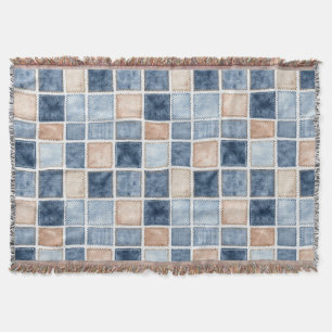 Falsche Creme-Denim-Blue Jeans Decke