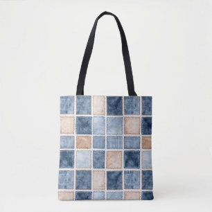Falsche Creme-Denim-Blue Jeans Tasche