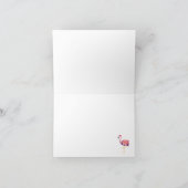 Falsche Dankeschön Karte Flamingos Sunset Card (Innenseite)
