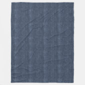 Falsche Denim-Blue Jeans Fleecedecke (Vorderseite)