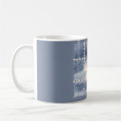Falsche Denim Blue Jeans Kaffee Creme Libelle Kaffeetasse (Links)