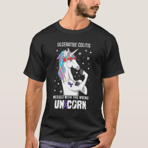 Falsche Einhorn-Ulcerative Colitis-Sensibilisierun T-Shirt