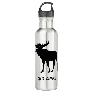 Falsche Elch-Giraffe Edelstahlflasche