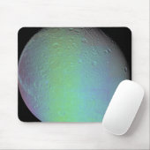 Falsche Farbansicht des Mondfels Saturn Mousepad (Mit Mouse)