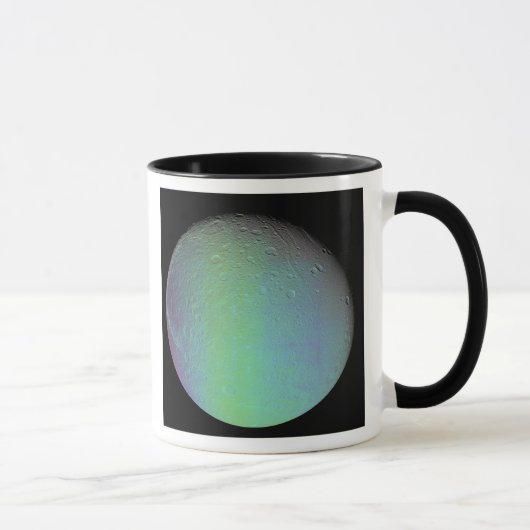 Falsche Farbansicht des Mondfels Saturn Tasse (Rechts)