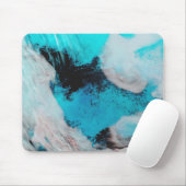 Falsche Farbansicht von Polynya (offenes Wasser) Mousepad (Mit Mouse)