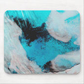 Falsche Farbansicht von Polynya (offenes Wasser) Mousepad (Vorne)