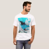 Falsche Farbansicht von Polynya (offenes Wasser) T-Shirt (Vorne ganz)