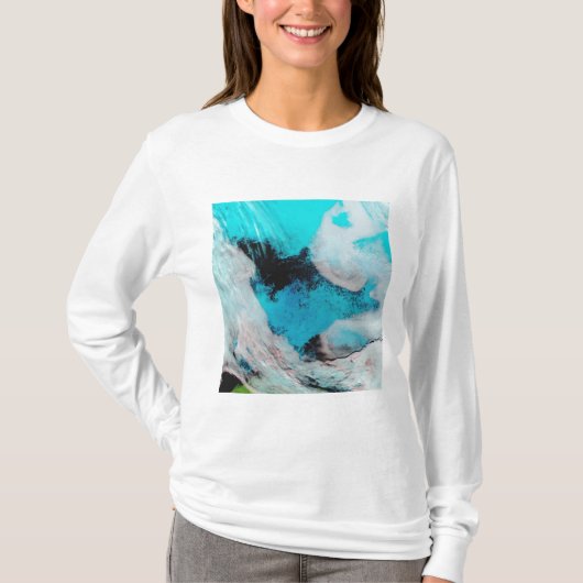 Falsche Farbansicht von Polynya (offenes Wasser) T-Shirt (Vorderseite)