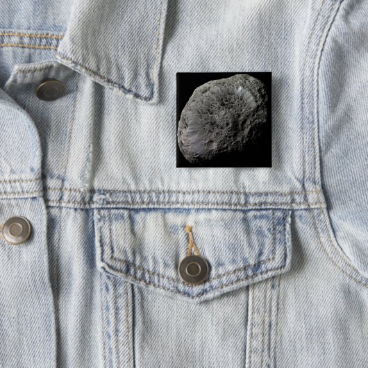 Falsche Farbansicht von Saturns Mondhyperion Button (Beispiel)