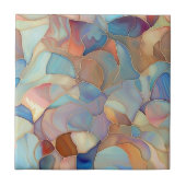 Falsche farbenfrohe Perlmutter Fliese (Vorderseite)