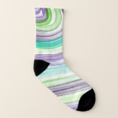 Falsche farbige Muster-Socken Socken (Links - Innen)