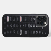 Falsche Fernbedienung iPhone Hülle (Rückseite (Horizontal))