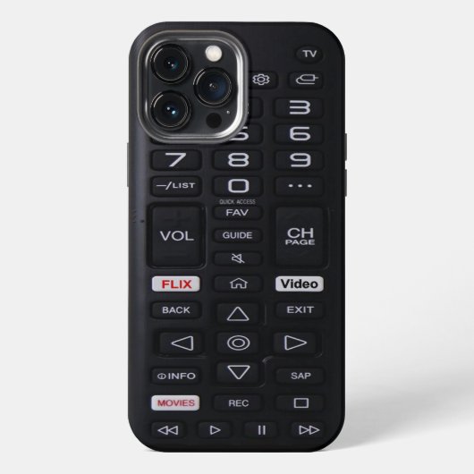Falsche Fernbedienung iPhone Hülle (Rückseite)
