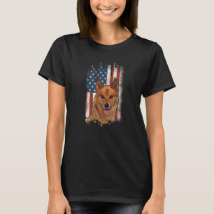 Falsche finnische Spitz-amerikanische Flagge Patri T-Shirt