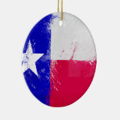 Falsche Flagge des Staates Texas Keramik Ornament (Rechts)