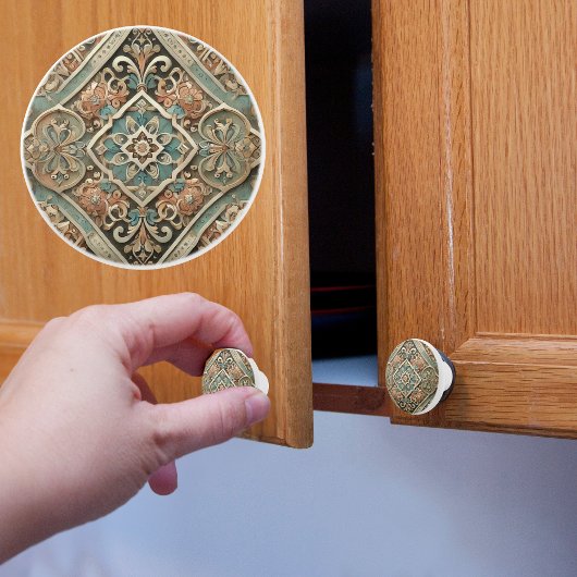 Falsche Fliese Keramikknauf