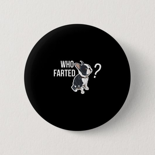 Falsche französische Bulldogge Button (Vorderseite)