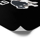 Falsche französische Bulldogge Poster (Ecke)