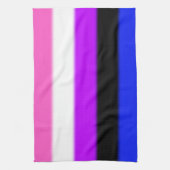 Falsche Genderfluid-Stolperflagge Handtuch (Vertikal)