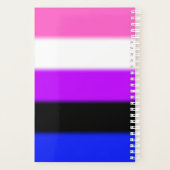 Falsche Genderfluid-Stolperflagge Planer (Rückseite)