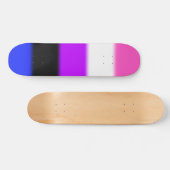 Falsche Genderfluid-Stolperflagge Skateboard (Horizontal)