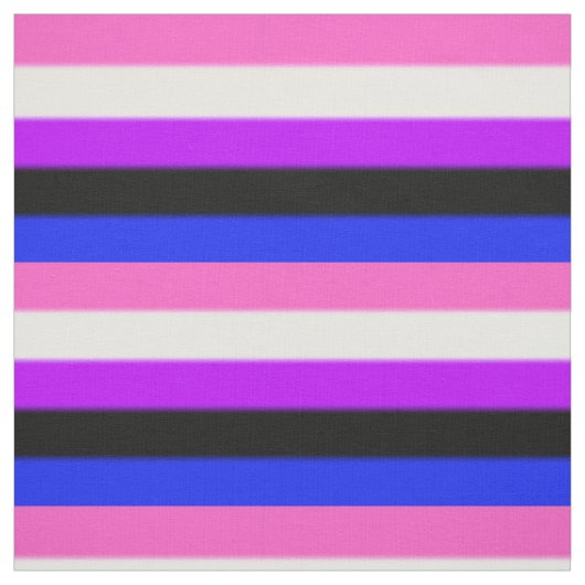 Falsche Genderfluid-Stolperflagge Stoff (Muster)