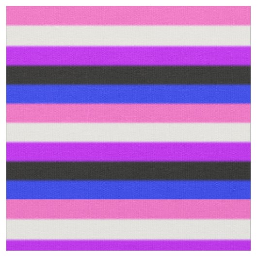 Falsche Genderfluid-Stolperflagge Stoff (Nahaufnahme)