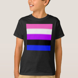 Falsche Genderfluid-Stolperflagge T-Shirt