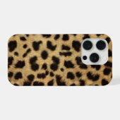 Falsche Gepardenhaut iPhone Hülle (Rückseite (Horizontal))