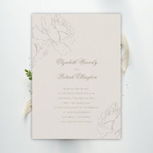 Falsche geprägte Rosen Ecru formelle klassische Ho